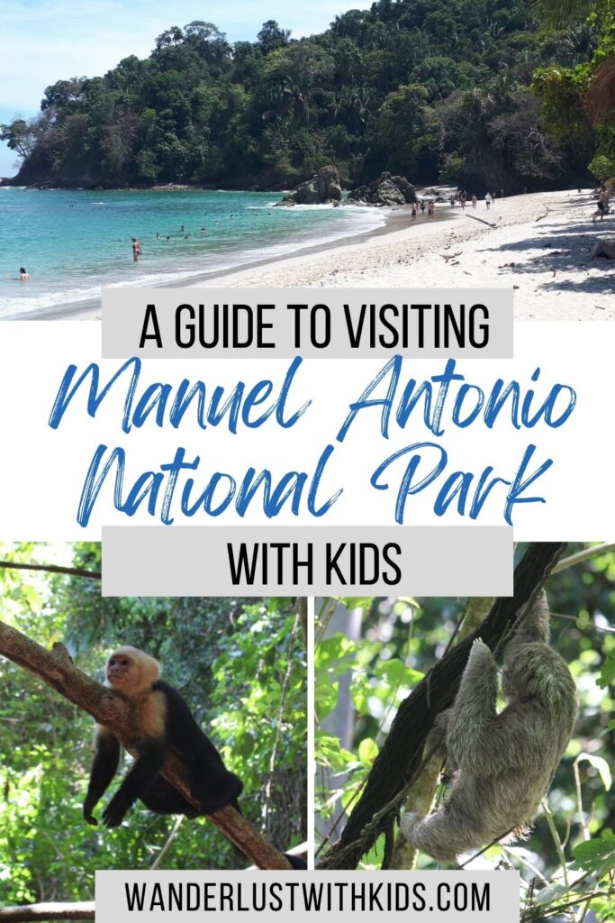 Pin for this post - Manuel Antonio National Park with Kids