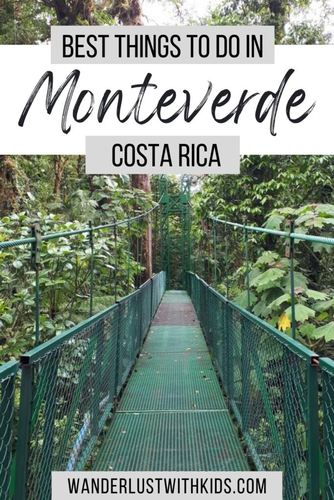 pin for this post - things to do in monteverde