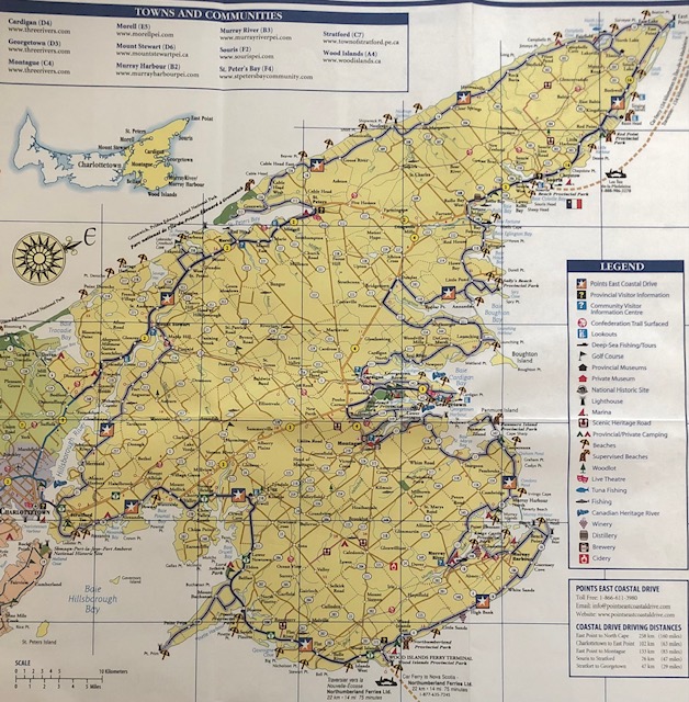 points east coastal drive map