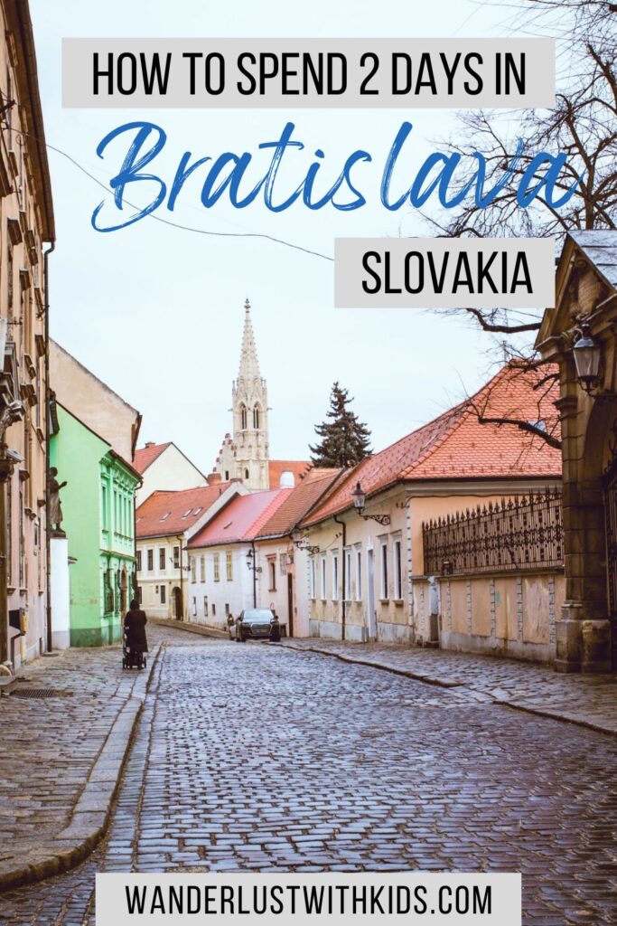 pin for this post - how to spend 2 days in bratislava