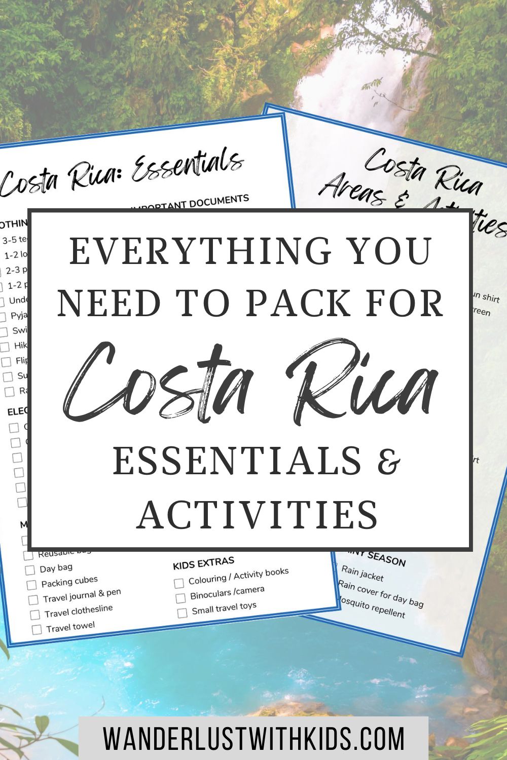 Complete (and Printable!) Costa Rica Packing List