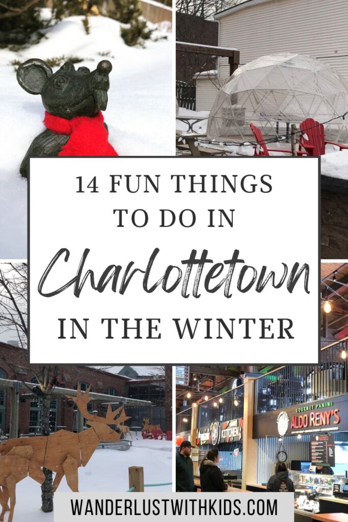 pin for this post - things to do in charlottetown in the winter