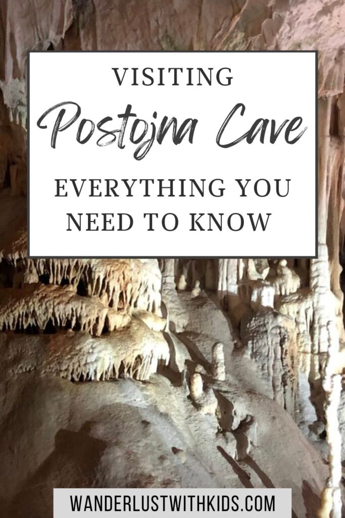 pin for this post - visiting Postojna Cave